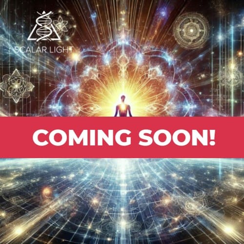 Man surrounded by scalar energy